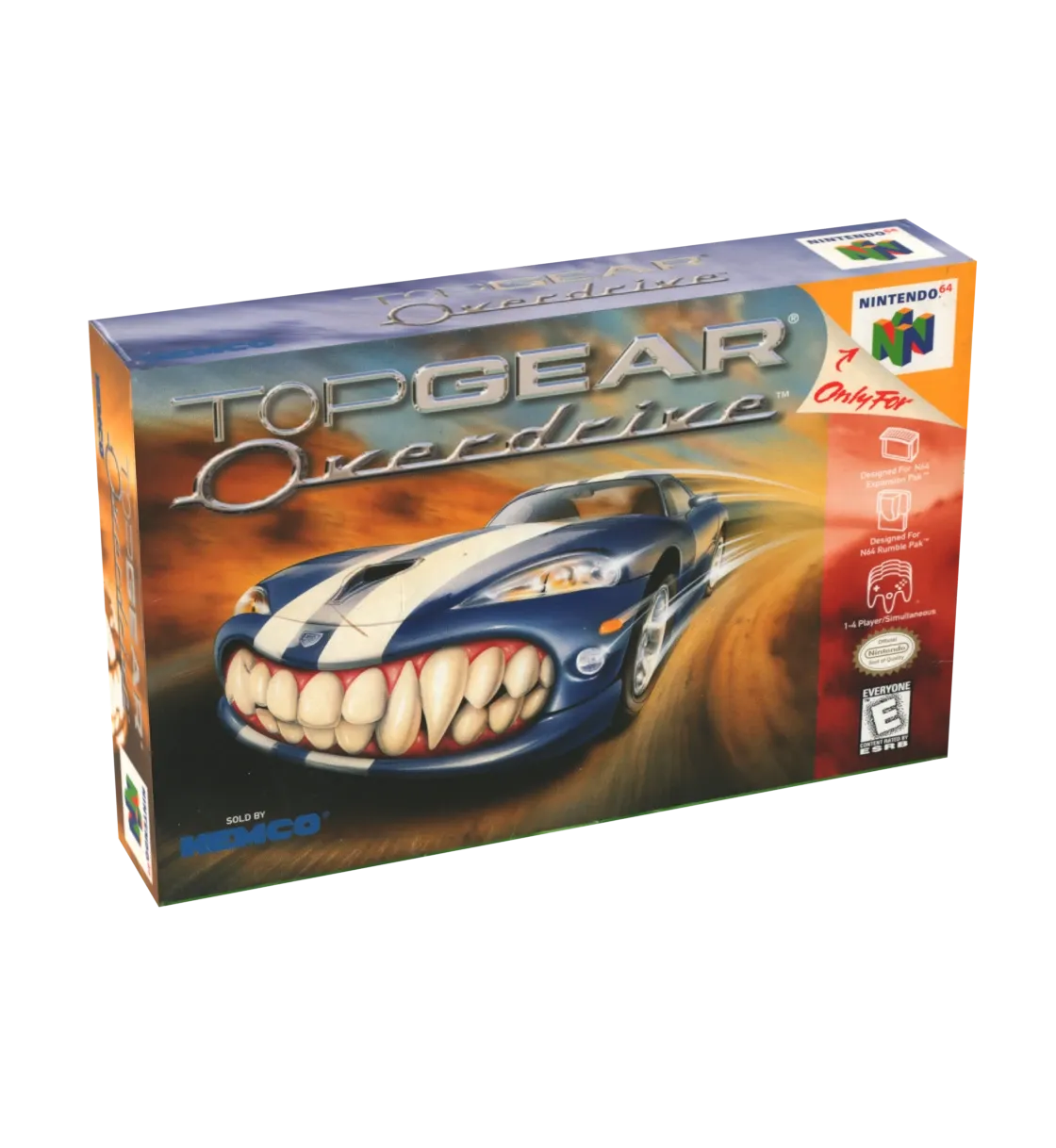 Top Gear Overdrive Reproduction Box