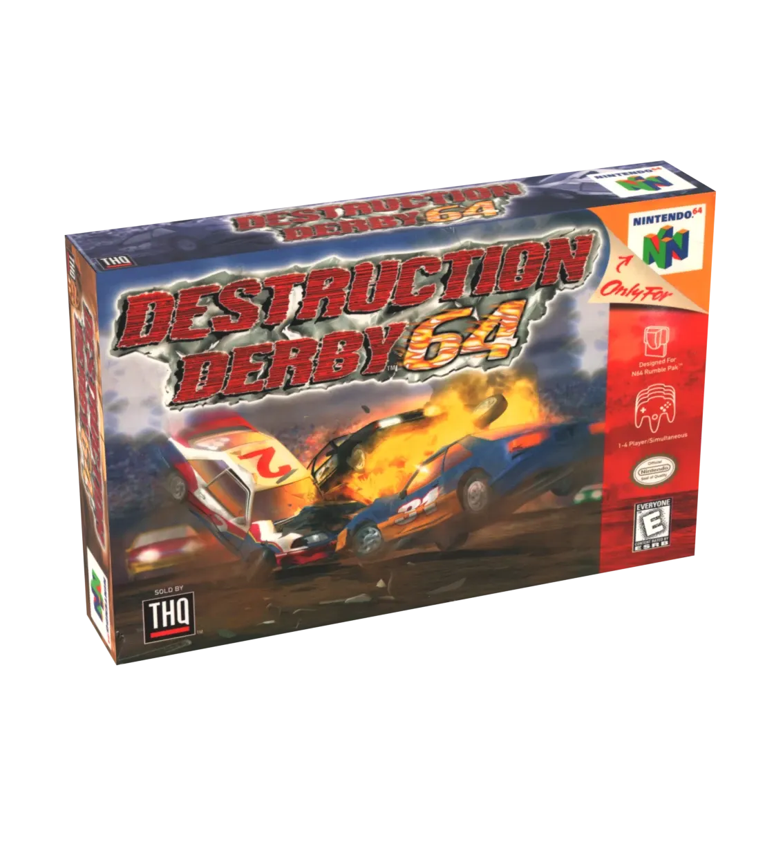 Destruction Derby 64 Reproduction Box