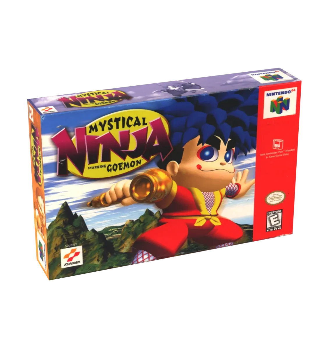 Mystical Ninja Starring Goemon Reproduction Box