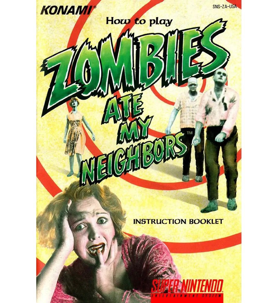 Zombies Ate My Neighbors Reproduction Manual