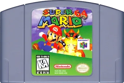 Super Mario 64 Cartridge Label