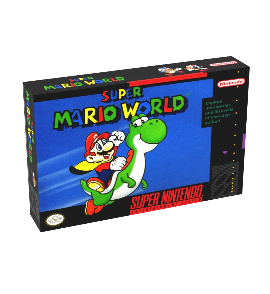 Super Mario World Reproduction Box