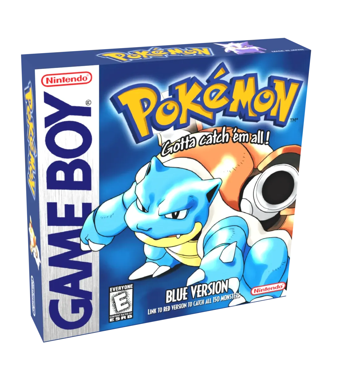 Pokemon Blue Reproduction Box