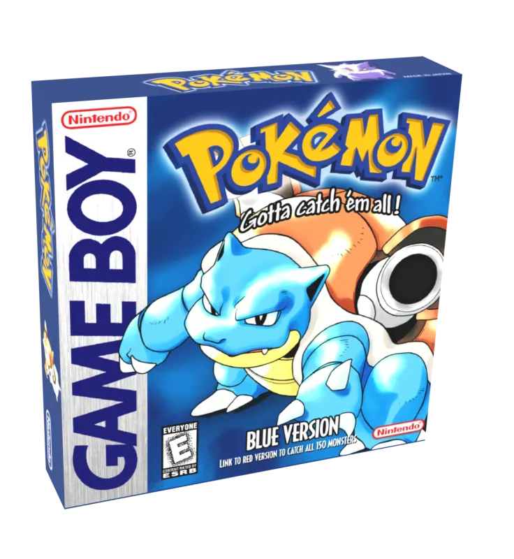 Pokemon Blue Reproduction Box