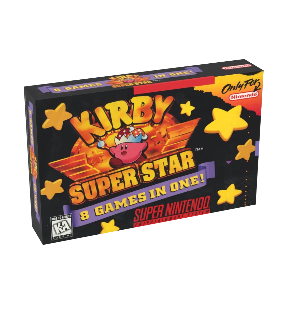 Kirby Super Star Reproduction Box