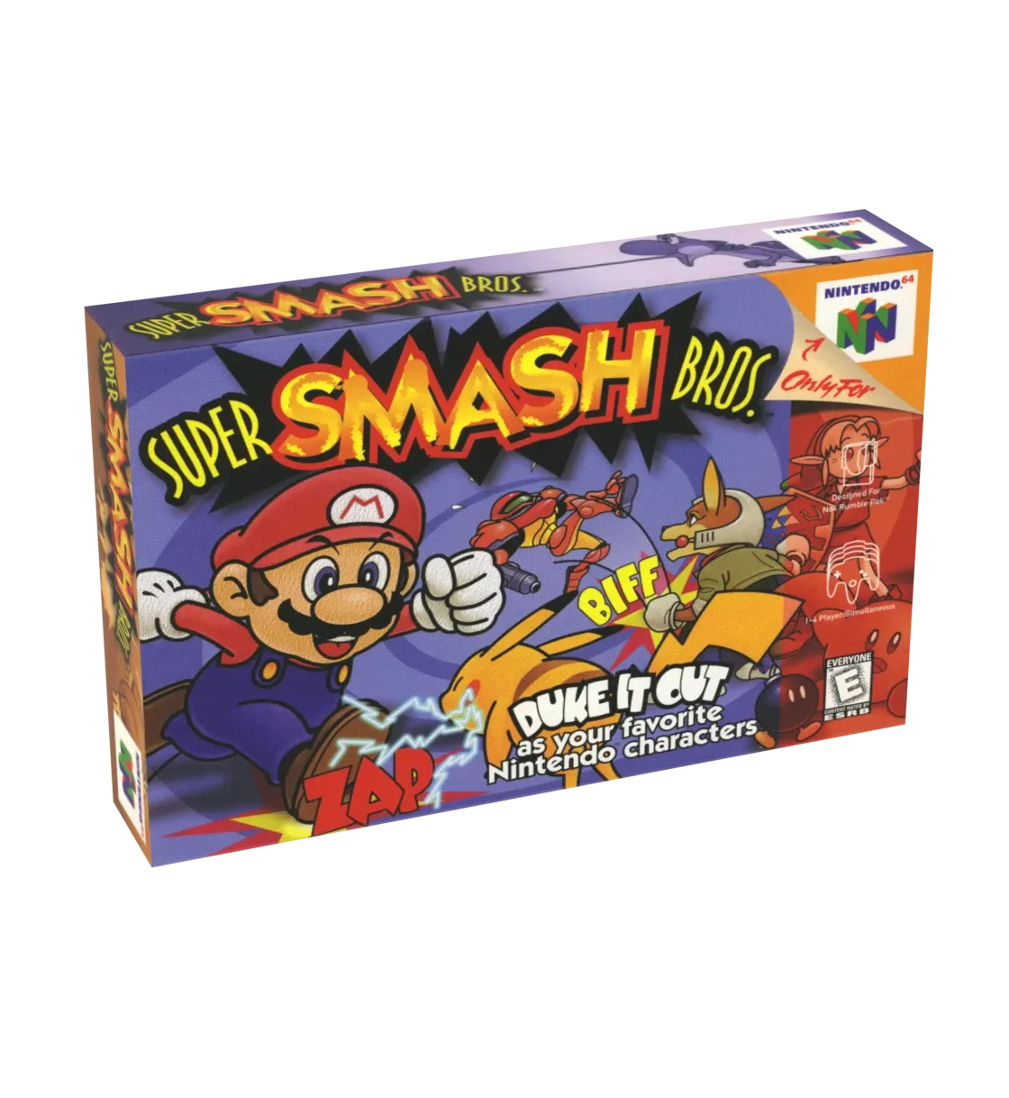 Super Smash Brothers Reproduction Box
