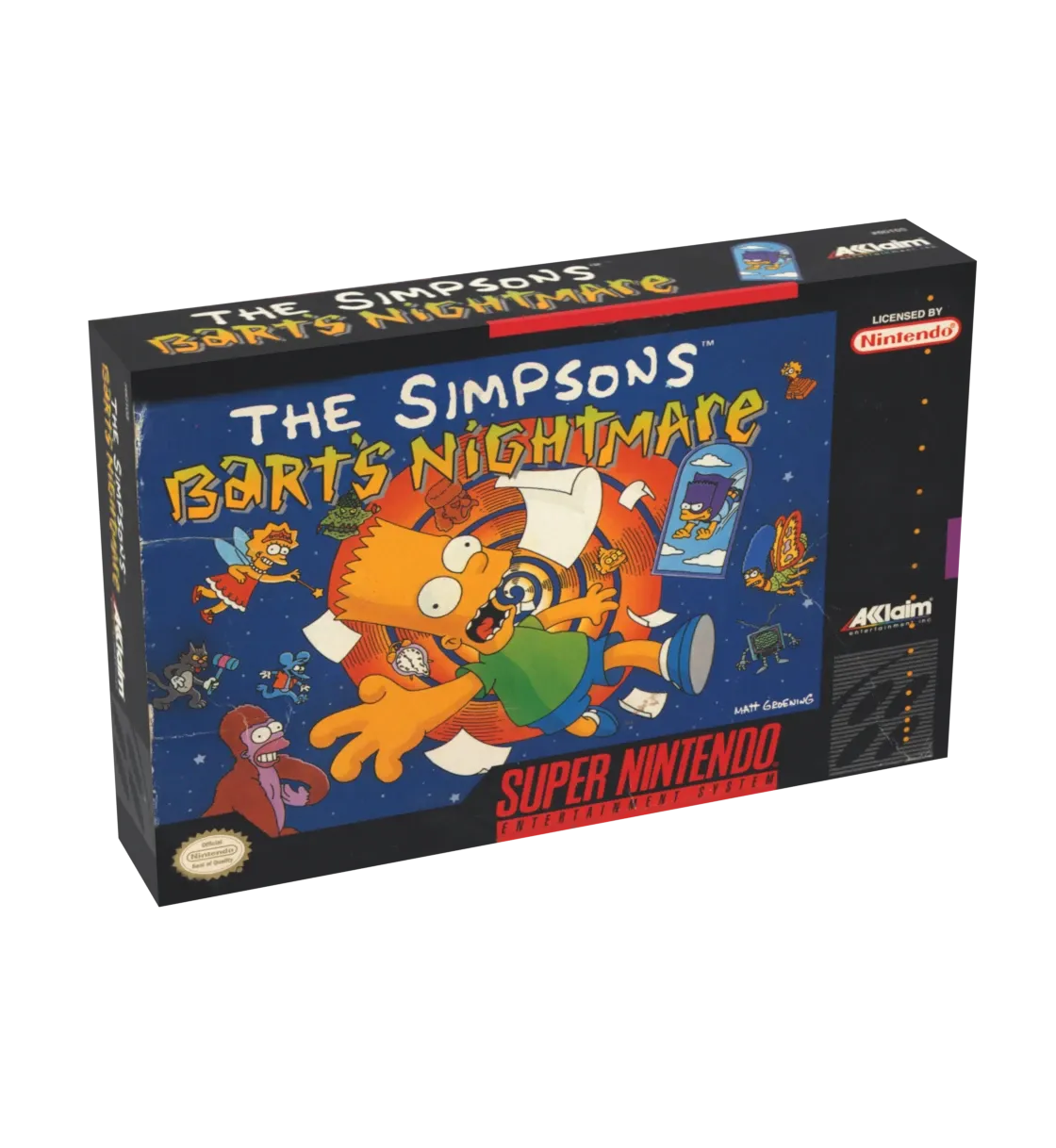 The Simpsons Bart&#39;s Nightmare Reproduction Box