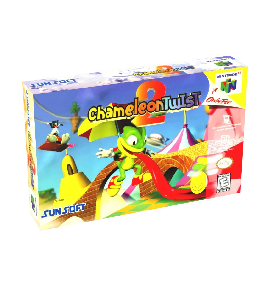 Chameleon Twist 2 Reproduction Box