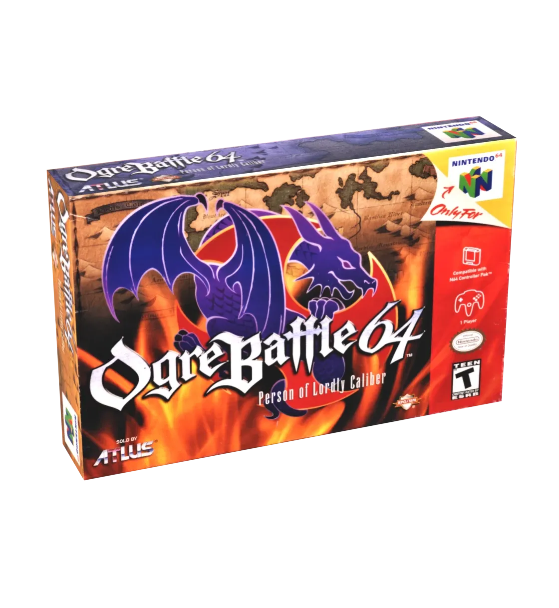 Ogre Battle 64 Reproduction Box