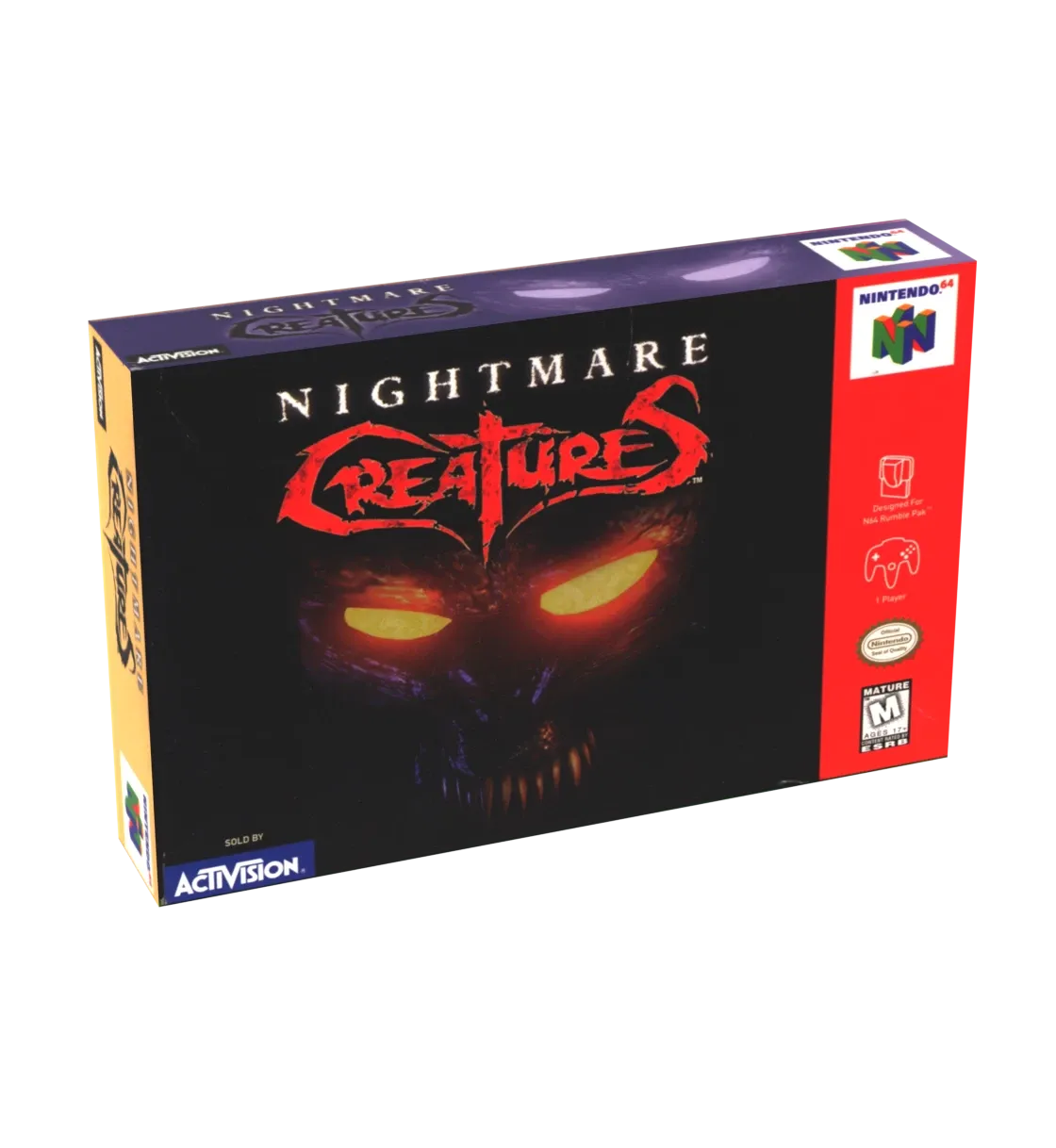 Nightmare Creatures Reproduction Box