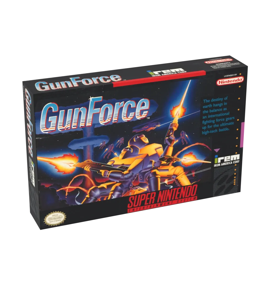 GunForce Reproduction Box