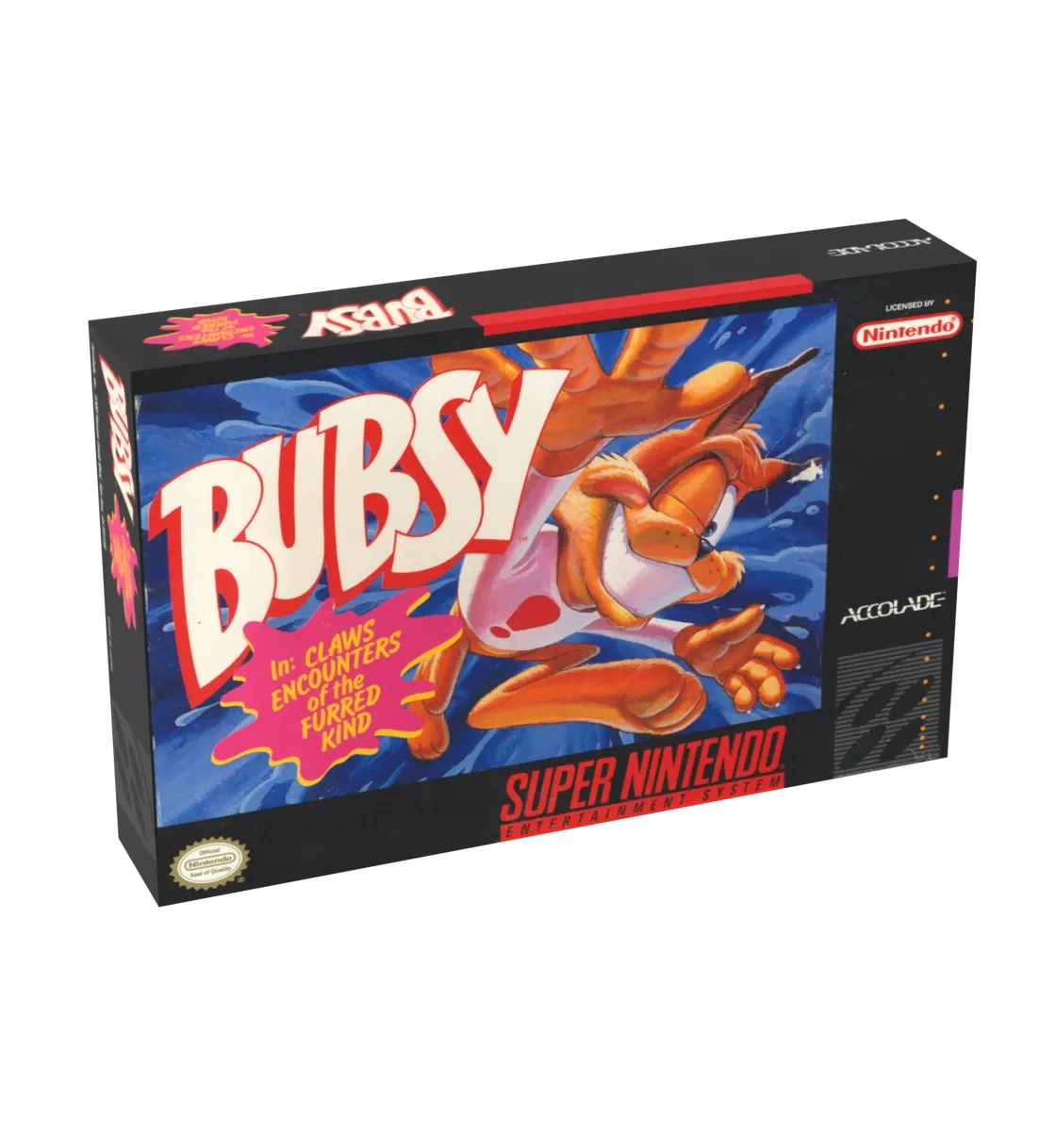 Bubsy Reproduction Box