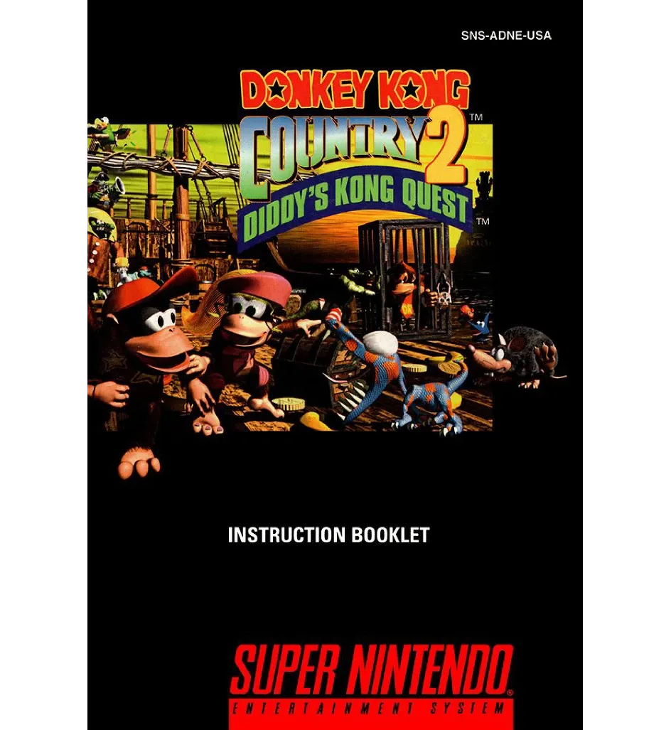 Donkey Kong Country 2 Reproduction Manual