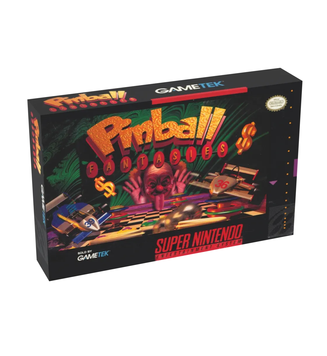 Pinball Fantasies Reproduction Box