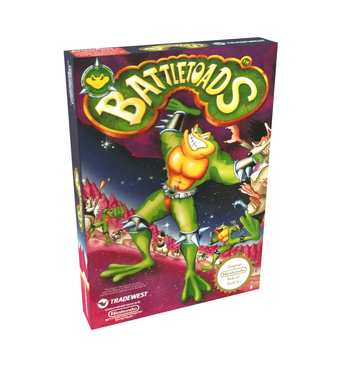 Battletoads Reproduction Box