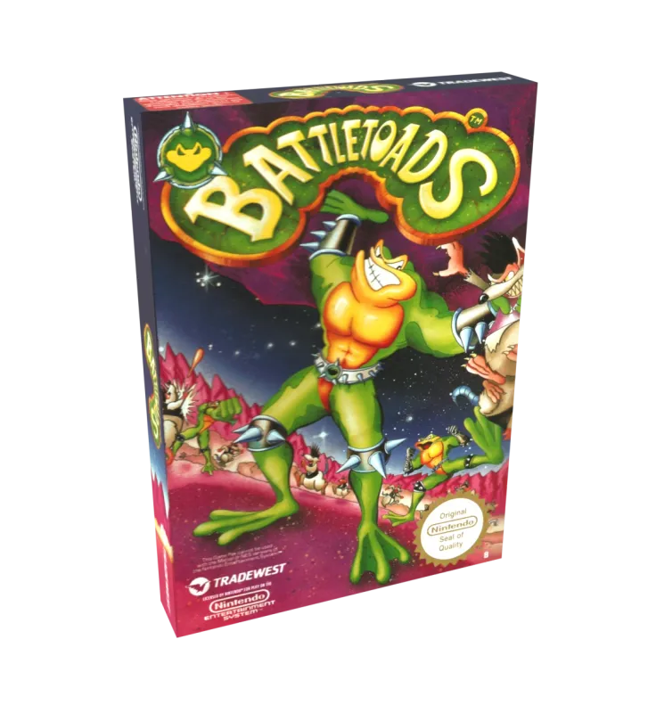 Battletoads Reproduction Box