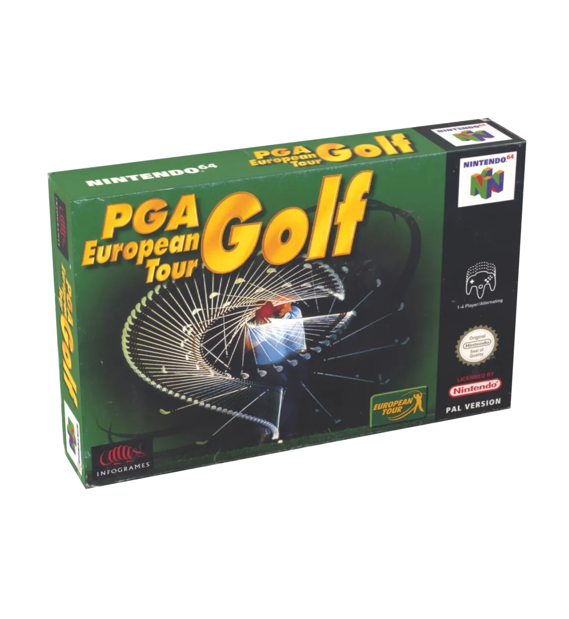 PGA Gold European Tour Reproduction Box