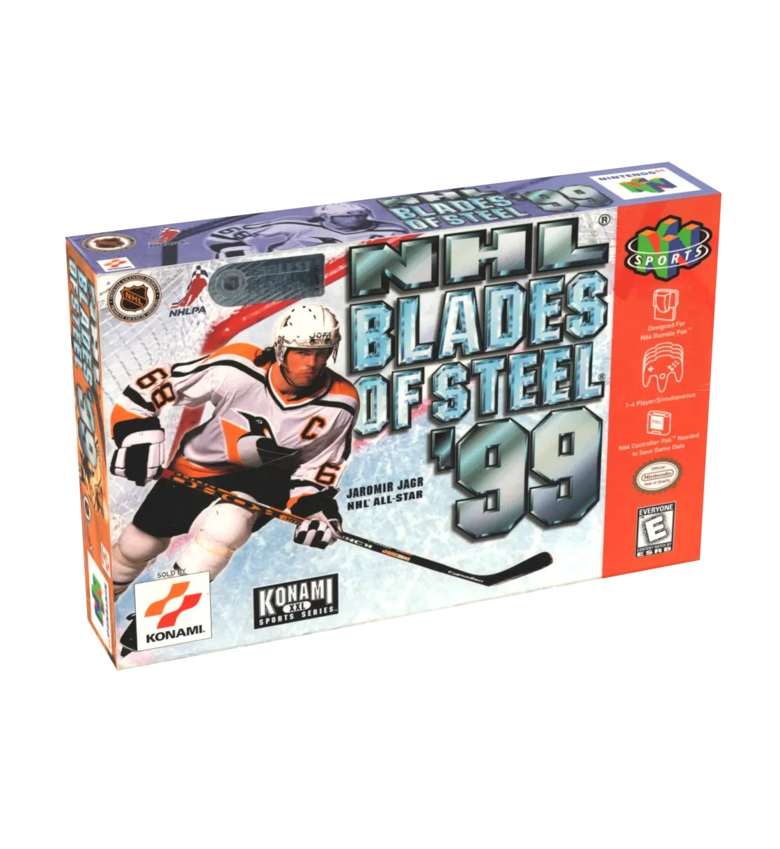 NHL Blades of Steel 99 Reproduction Box