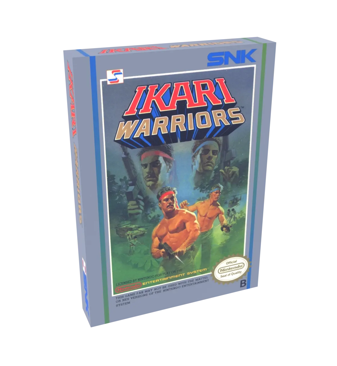 Ikari Warriors Reproduction Box