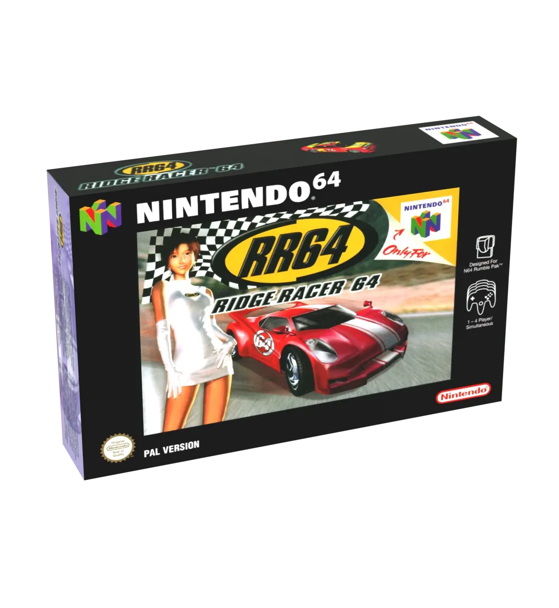 Ridge Racer 64 Reproduction Box