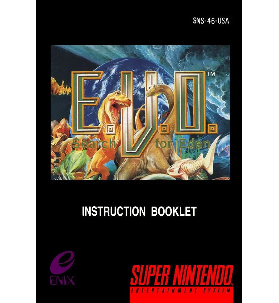E.V.O. Search for Eden Reproduction Manual