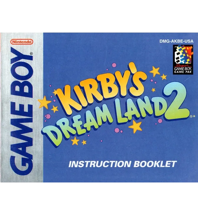 Kirby&#39;s Dream Land 2 Reproduction Manual