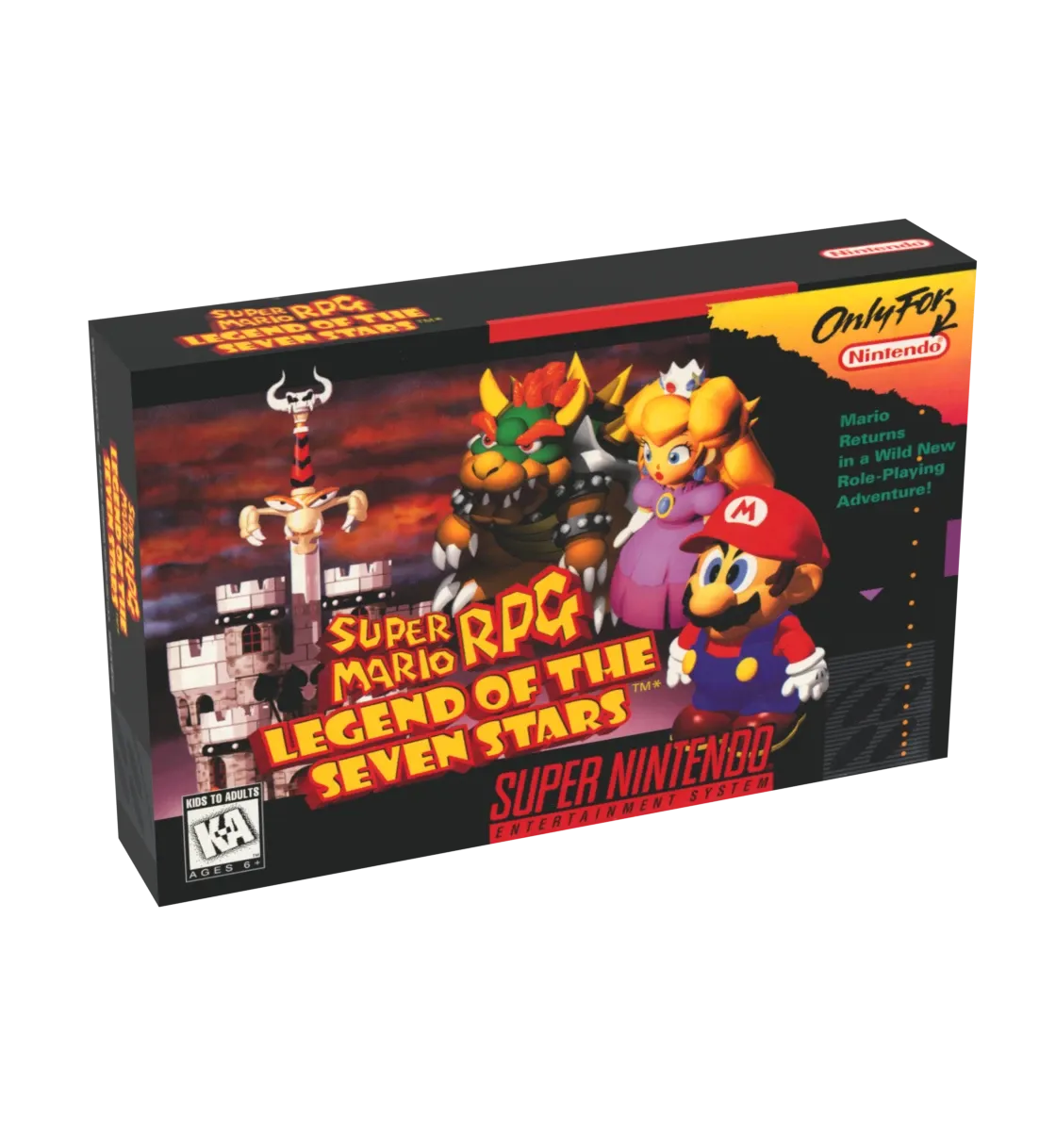 Super Mario RPG Reproduction Box