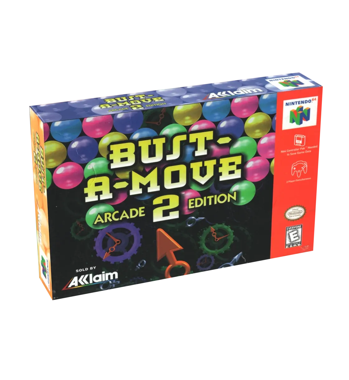 Bust-A-Move 2 Arcade Edition Reproduction Box