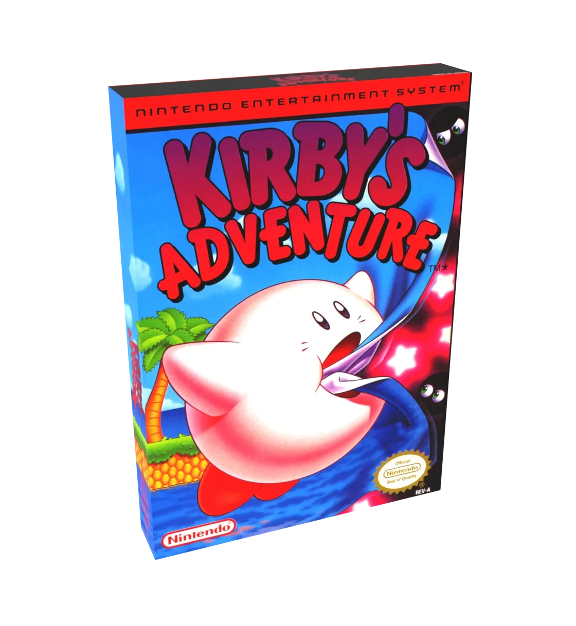 Kirby&#39;s Adventure Reproduction Box