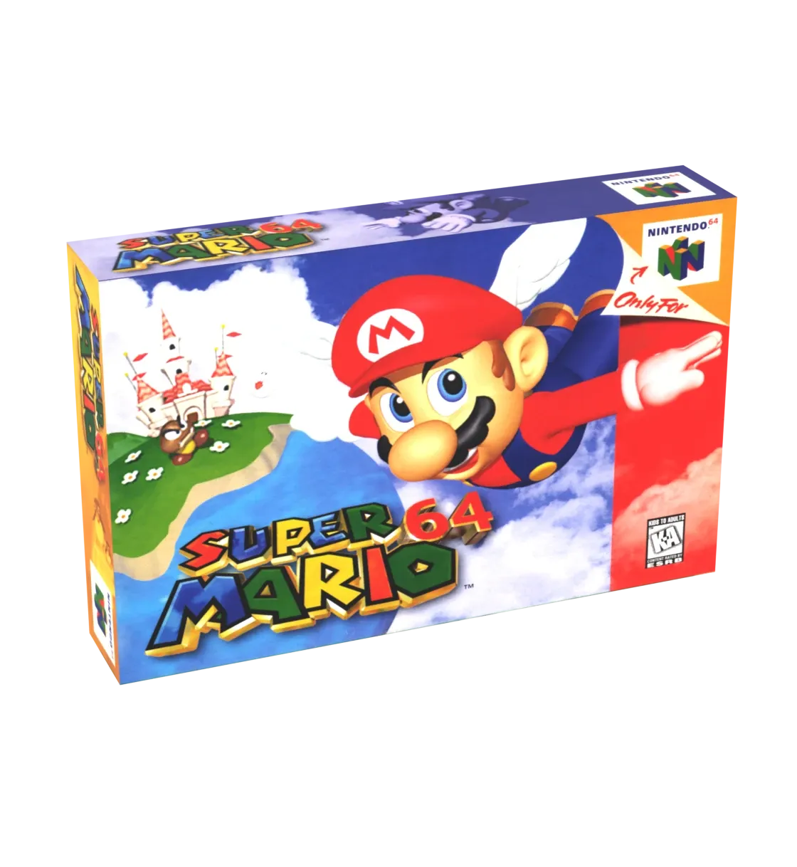 Super Mario 64 Reproduction Box