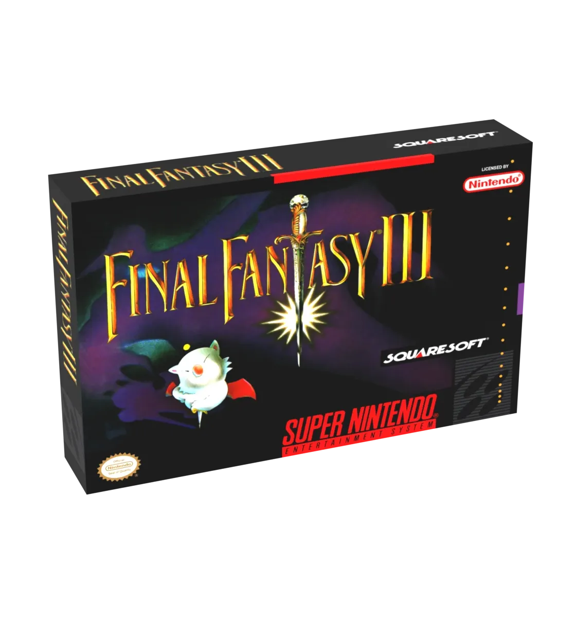 Final Fantasy 3 Reproduction Box