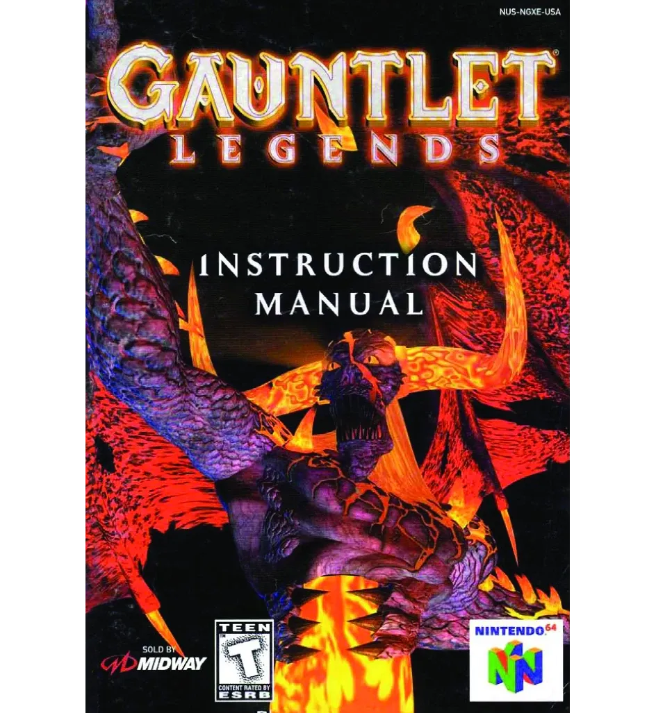 Gauntlet Legends Reproduction Manual