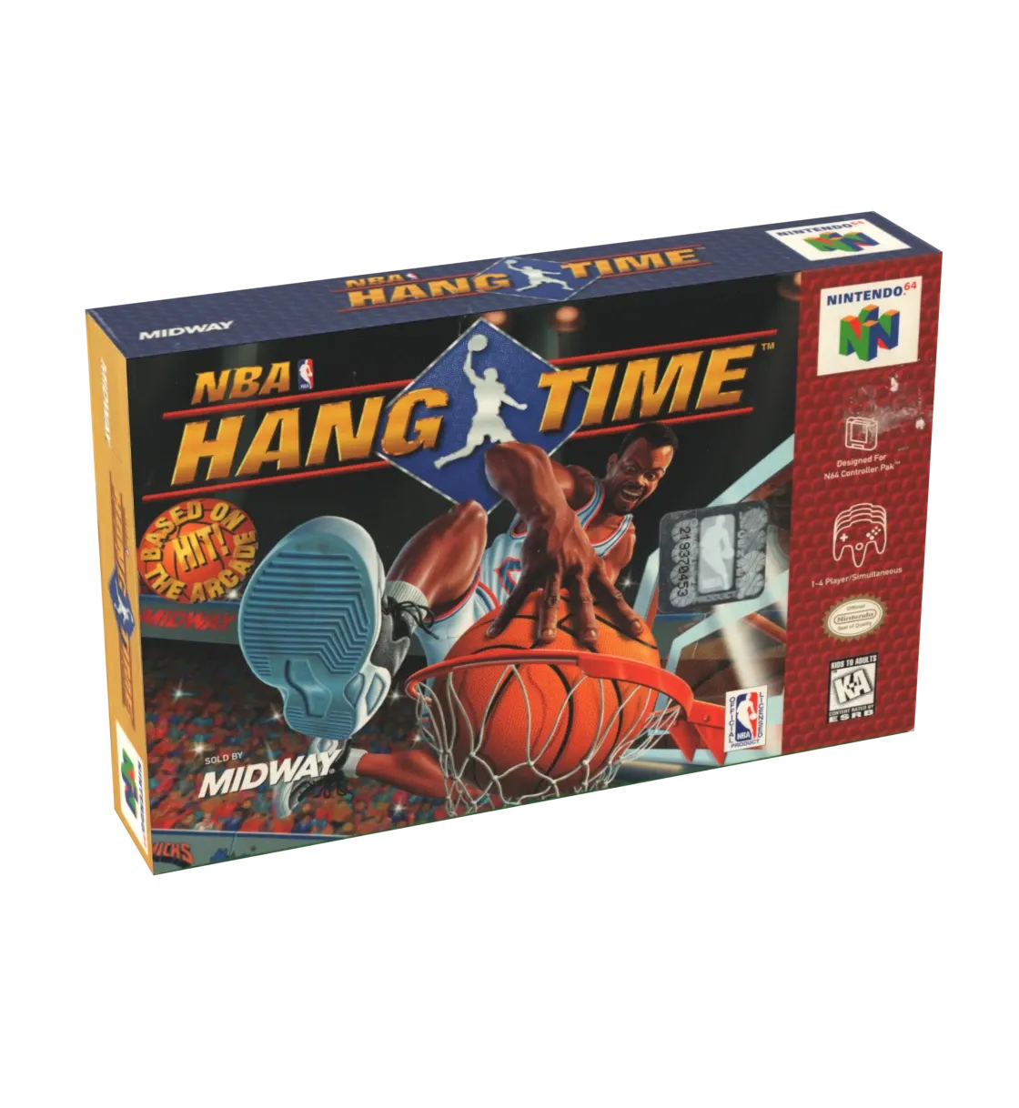 NBA Hang Time Reproduction Box