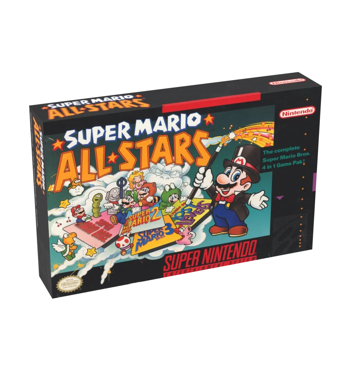 Super Mario All-Stars Reproduction Box