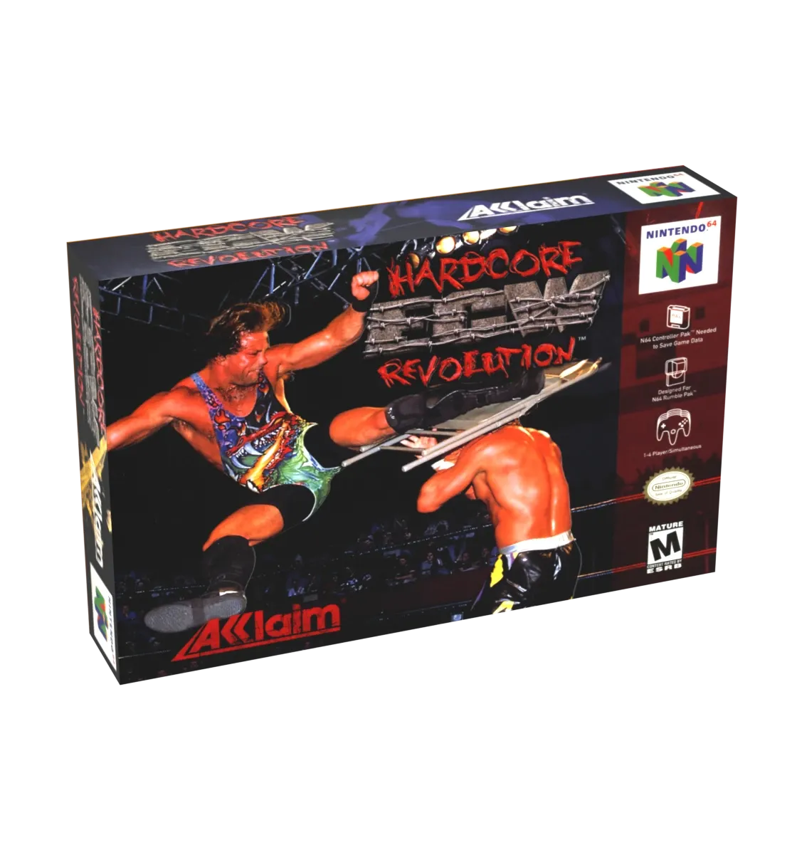 ECW Hardcore Revolution Reproduction Box