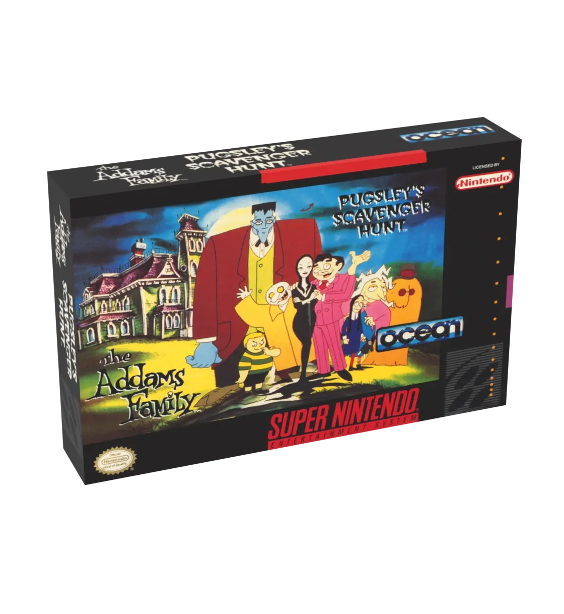 The Addams Family Pugley&#39;s Scavenger Hunt Reproduction Box