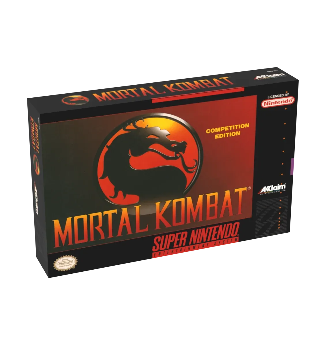 Mortal Kombat Reproduction Box