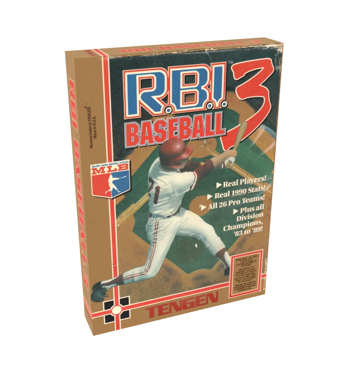 RBI Baseball 3 Reproduction Box