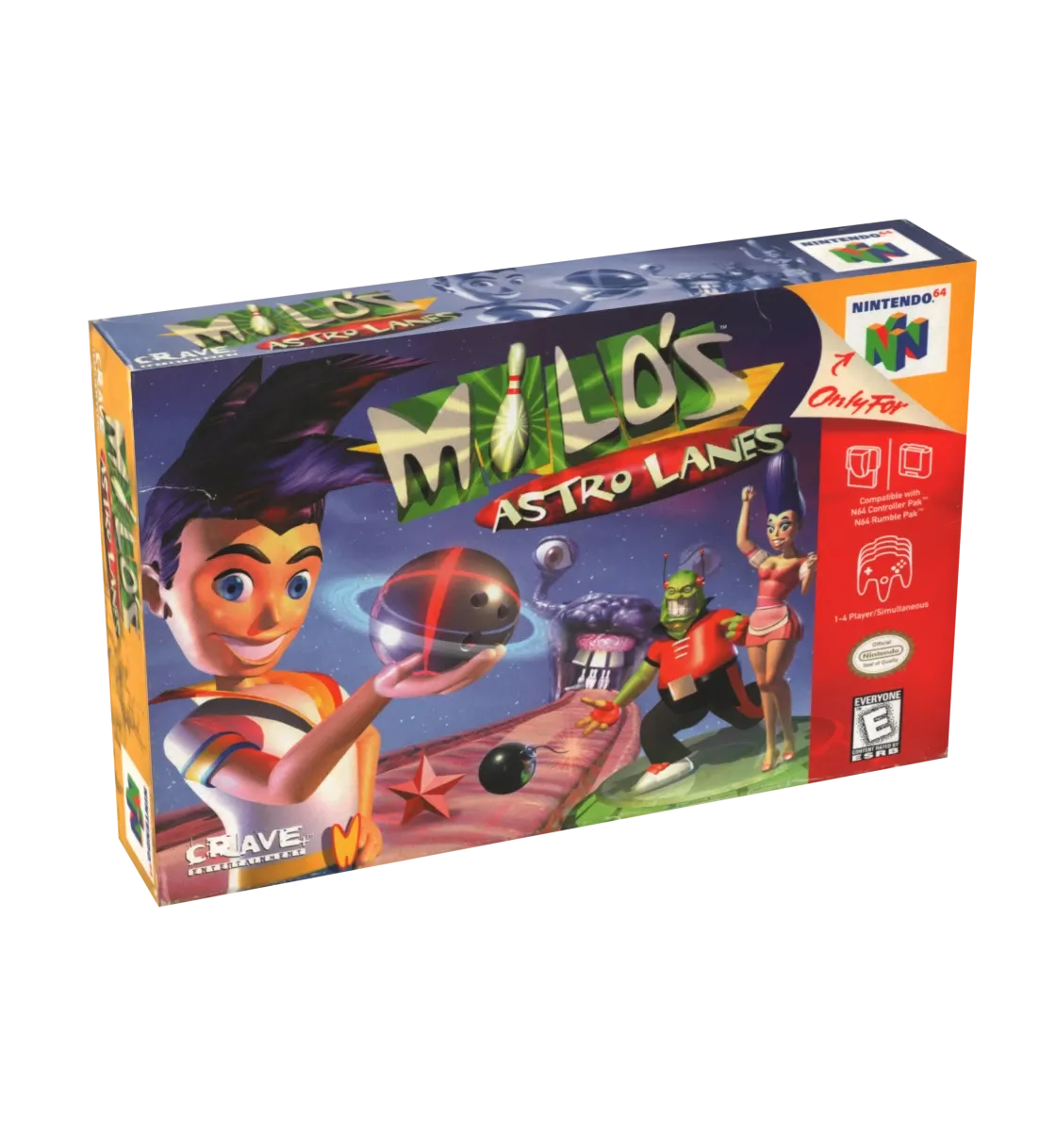 Milo&#39;s Astro Lanes Reproduction Box
