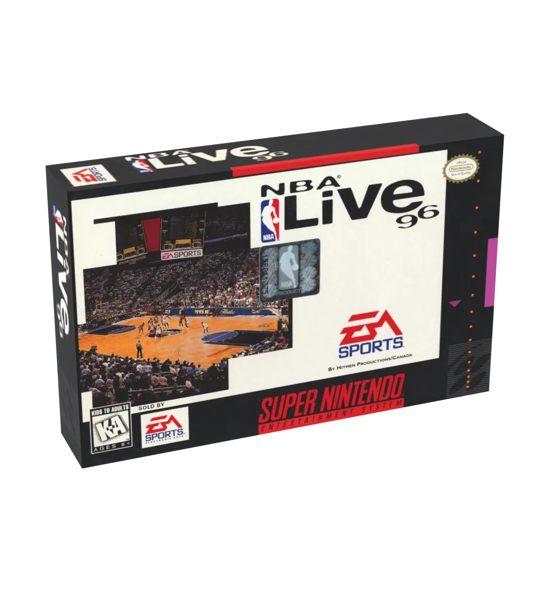 NBA Live 96 Reproduction Box