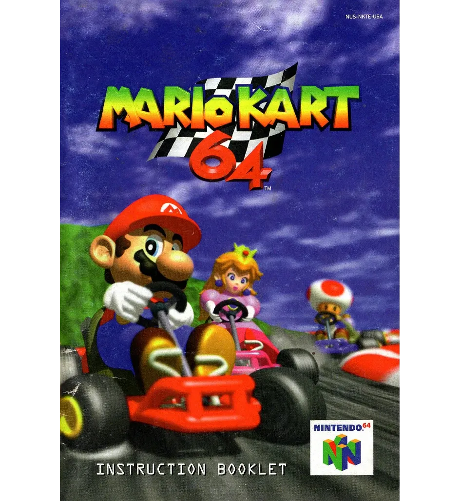 Mario Kart 64 Reproduction Manual