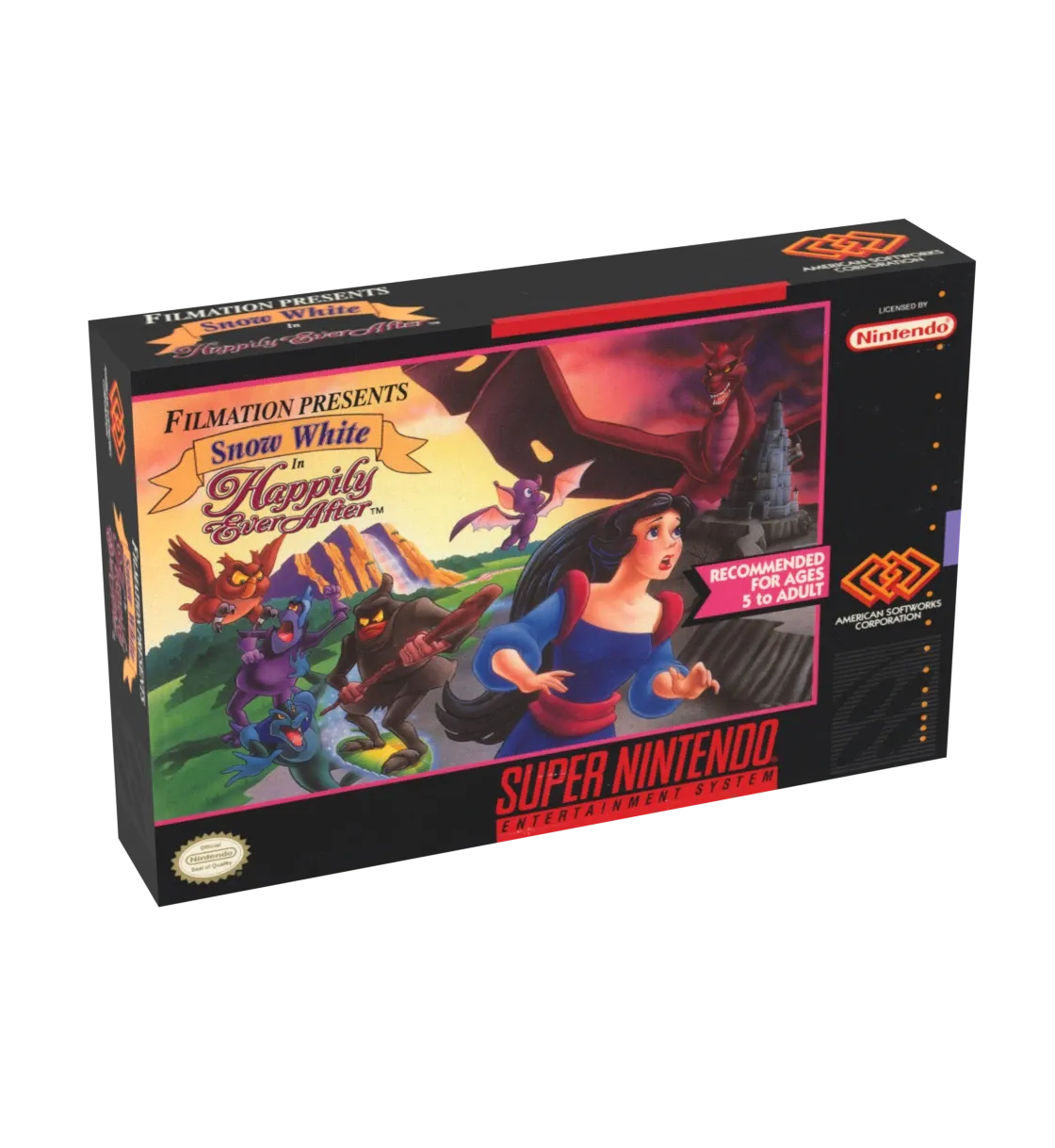 Snow White Happily Ever After Reproduction Box