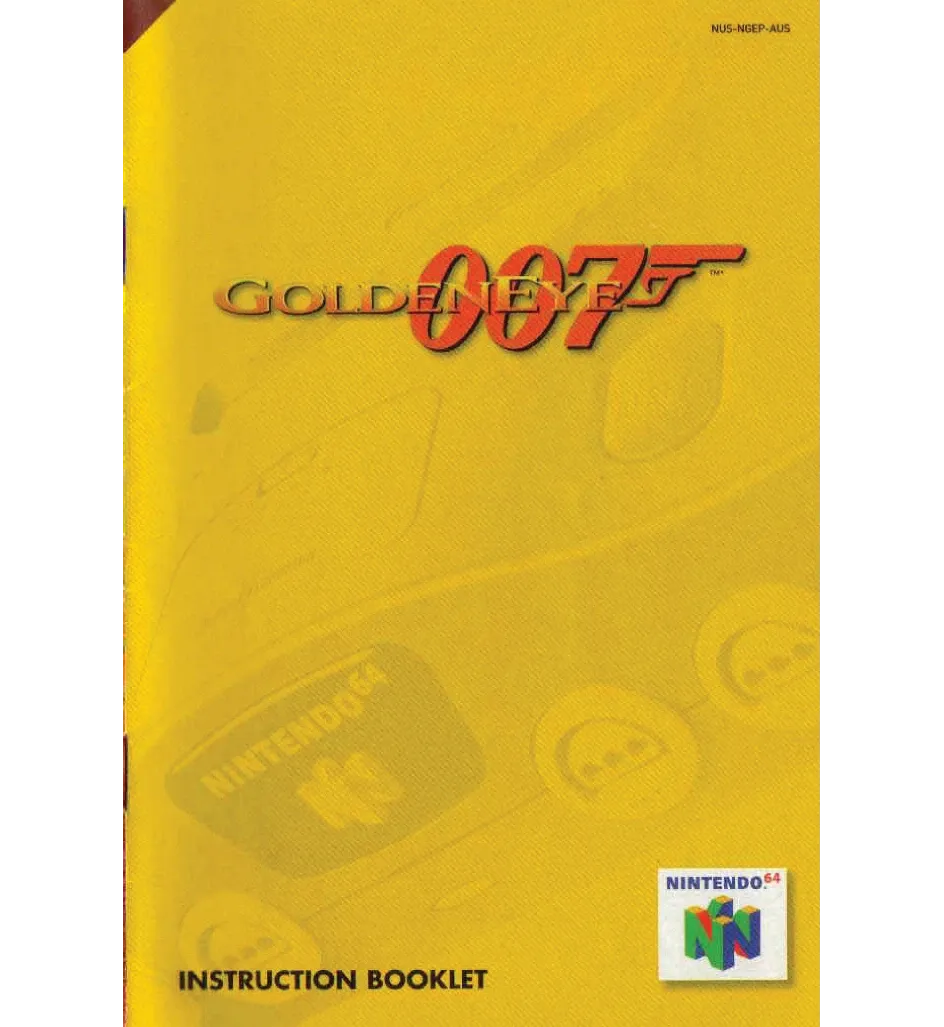 Goldeneye 007 Reproduction Manual
