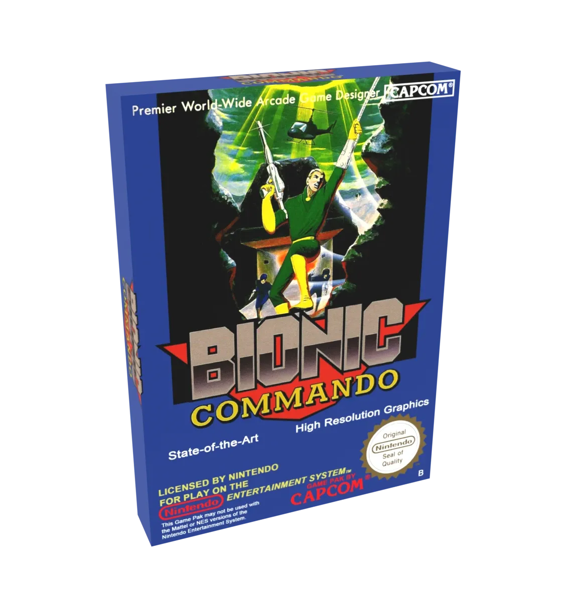 Bionic Commando Reproduction Box