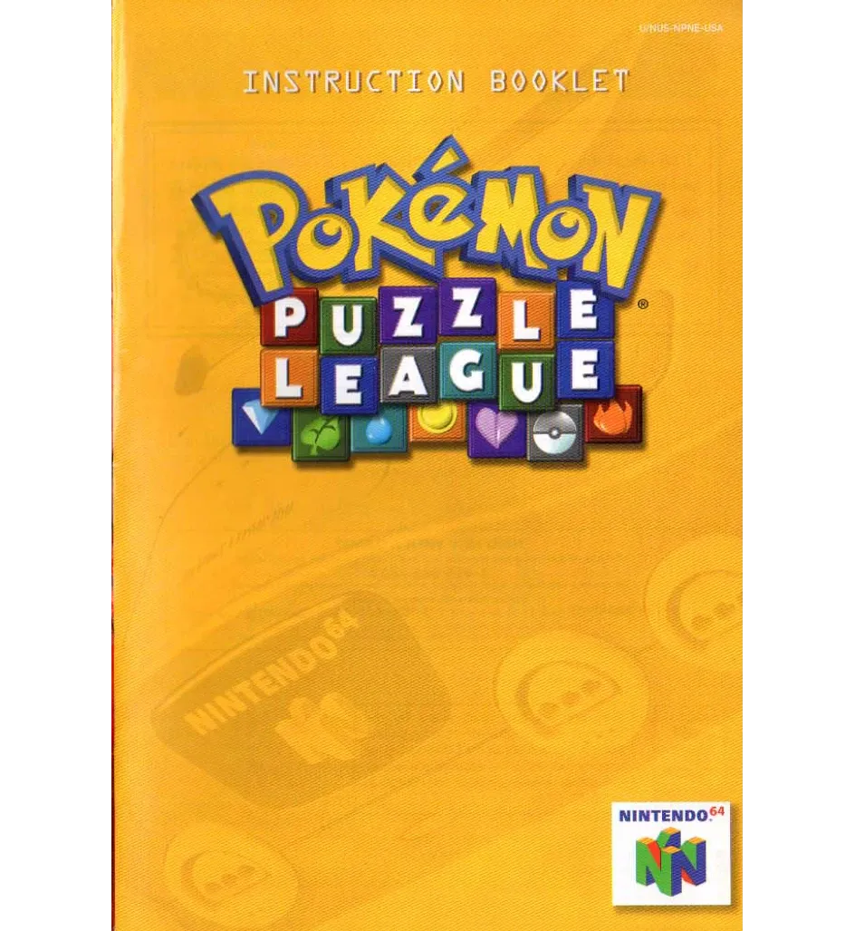 Pokemon Puzzle League Reproduction Manual