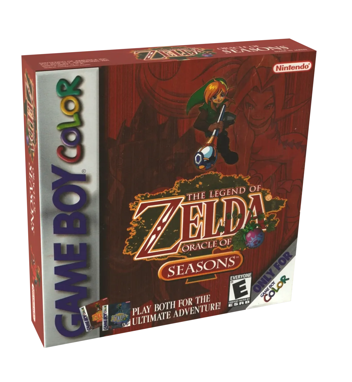 The Legend of Zelda Oracle of Seasons Reproduction Box