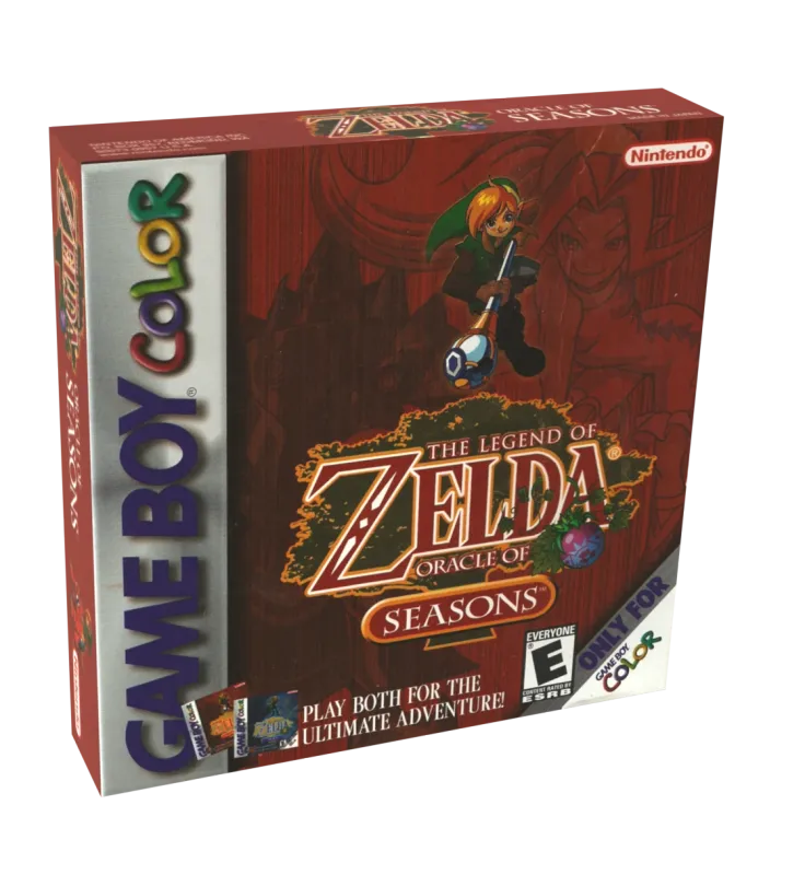 The Legend of Zelda Oracle of Seasons Reproduction Box