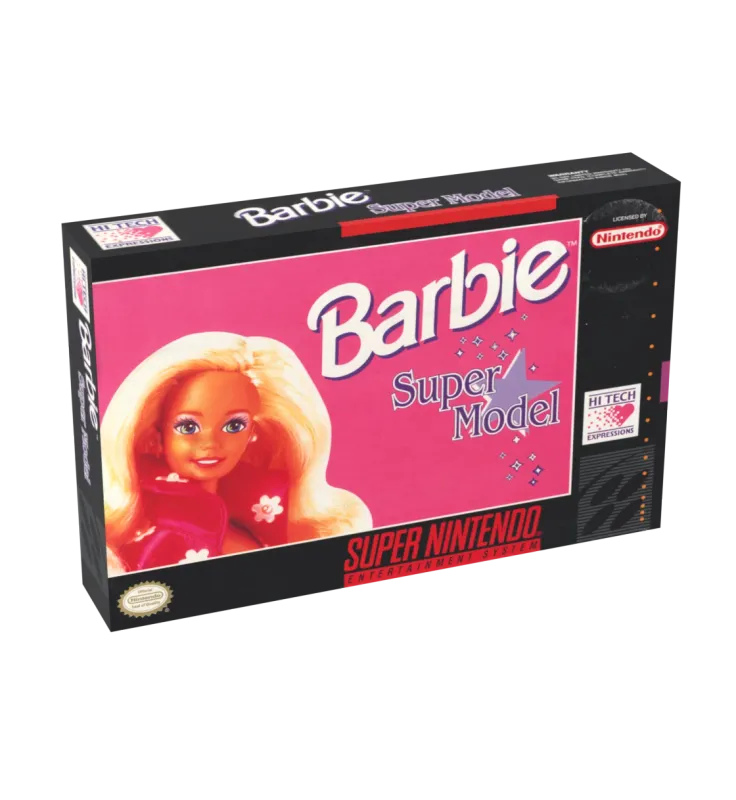 Barbie Super Model Reproduction Box
