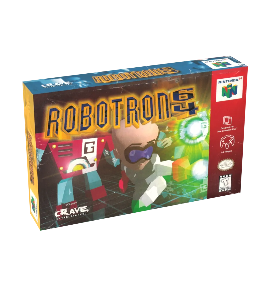 Robotron 64 Reproduction Box