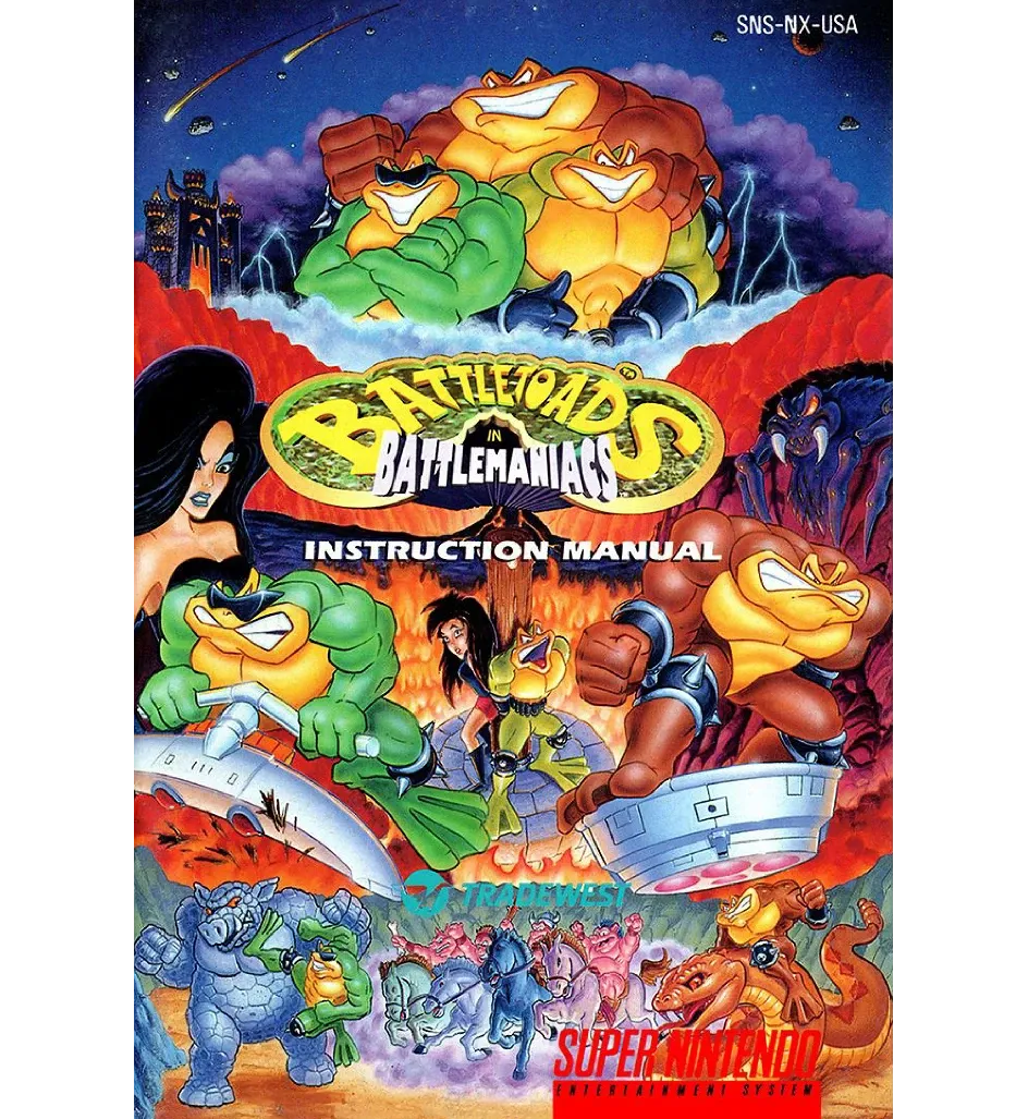 Battletoads in Battlemaniacs Reproduction Manual